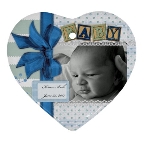 Baby Ornament By Kaitlin Front