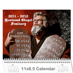 Seminary Calendar - Wall Calendar 11  x 8.5  (12-Months)
