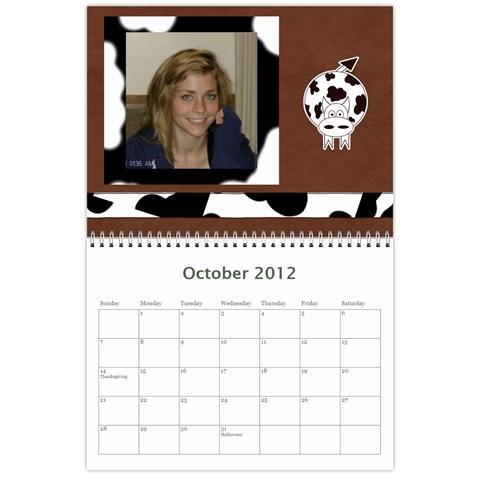 Seminary Calendar By Mike Anderson Oct 2012