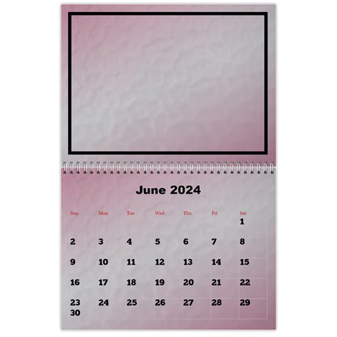 Classic 2024 Calendar (large Numbers) By Deborah Jun 2024