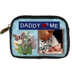 Daddy Loves Me Digital Leather Camera Case - Digital Camera Leather Case