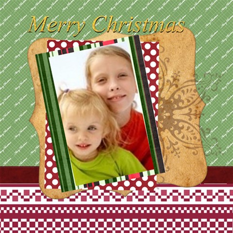 Merry Christmas By Joely 12 x12  Scrapbook Page - 1