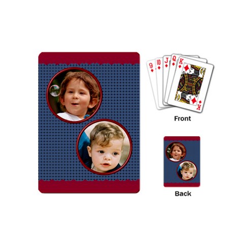Male Mini Playing Cards By Deborah Back