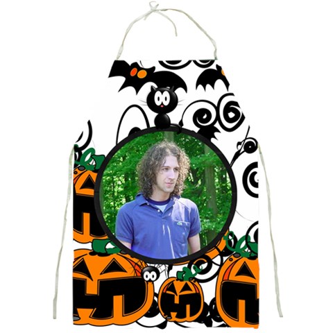 Spooky Jackolatern Full Print Apron By Kim Blair Front