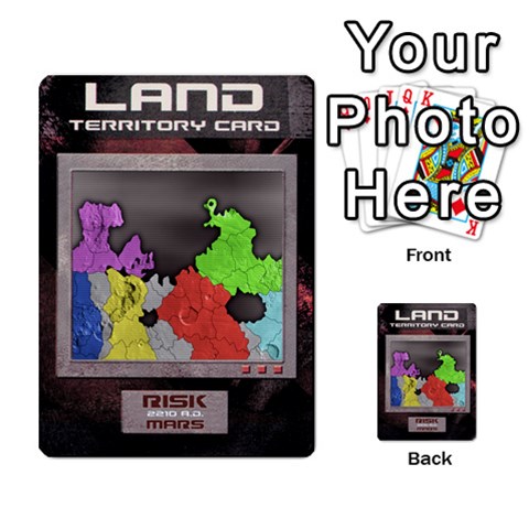 Risk Mars Land Cards By Evan Back 51