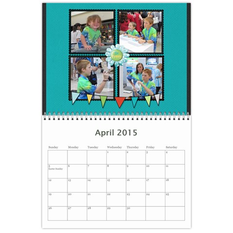 2015 Family Calendar By Martha Meier Apr 2015