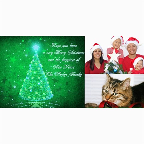 Christmas Tree 4x8 Photo Card By Deborah 8 x4  Photo Card - 3