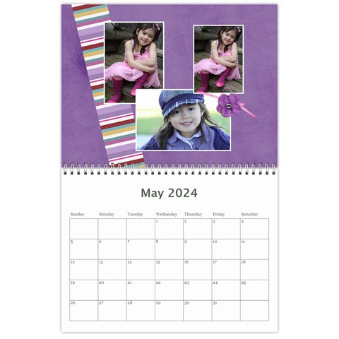 Calendar: Lavander Dreams By Jennyl May 2024