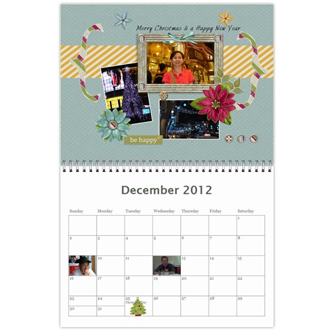 Calender Project 2012 By Juliana Gunardi Dec 2012