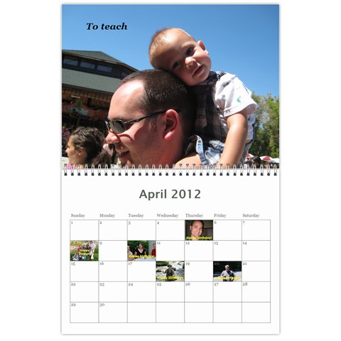Mission Calendar 2012 By Jerilyn Apr 2012