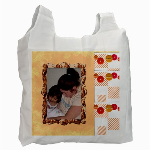 Peach Recycle Bag By Kimmy Front