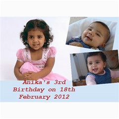 Anika s Birthday - 5  x 7  Photo Cards