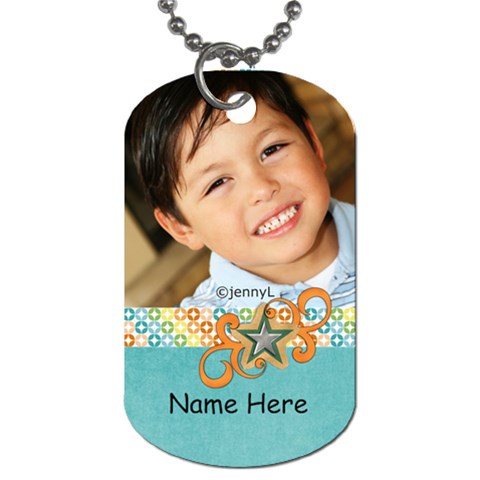 Dog Tag (two Sides): Cool Dude2 By Jennyl Front