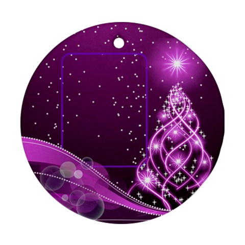 Christmas Round Ornament 4 (2 Sided) By Deborah Back