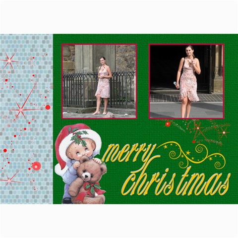 Christmas 2011 5x7 Photo Cards (x10) #2 By Picklestar Scraps 7 x5  Photo Card - 2