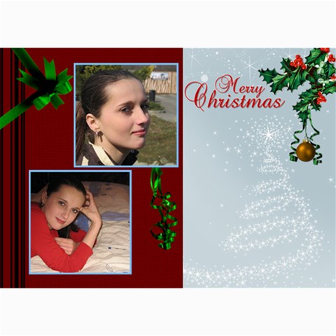 Christmas 2011 5x7 Photo Cards (x10) #1 By Picklestar Scraps 7 x5  Photo Card - 4