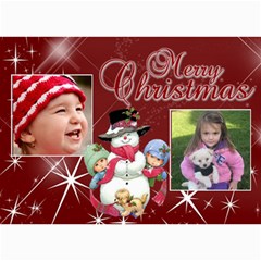 Christmas 2011 5x7 Photo Cards (x10)  - 5  x 7  Photo Cards