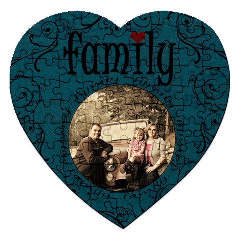 Family Heart Puzzle By Amanda Bunn Front