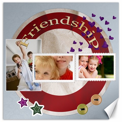 Friendship By Joely 19 x19.27  Canvas - 1