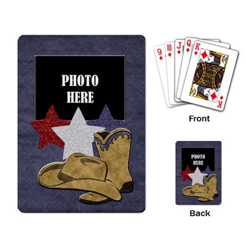 Lone Star Holidays Playing Cards 1 By Lisa Minor Back