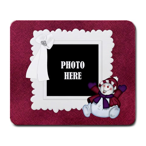 Five Little Snowmen Mouse Pad 1 By Lisa Minor Front