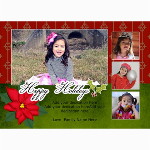 5x7 Photo Cards: Happy Holidays2 By Jennyl 7 x5  Photo Card - 6