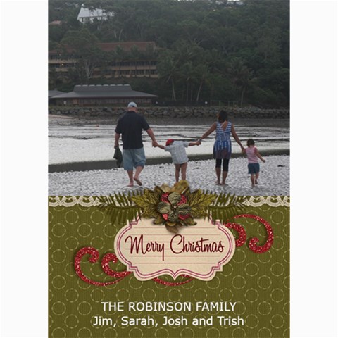 5x7 Photo Cards: Family 2 (christmas) By Jennyl 7 x5  Photo Card - 8