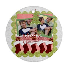 merry christmas - Ornament (Round)