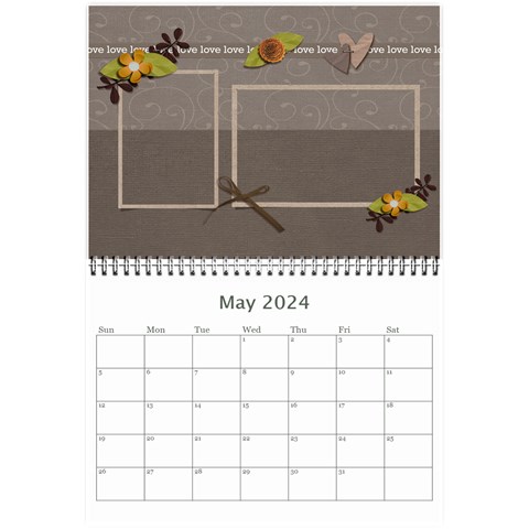 Mini Calendar: Love Of Family By Jennyl May 2024