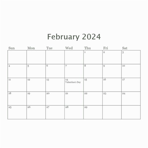 Black And Gold (any Year) 2024 Calendar 8 5x6 By Deborah Apr 2024