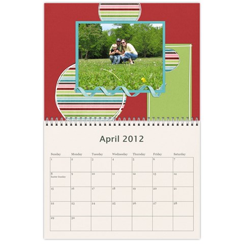 2012 Calendar By Kristi Apr 2012