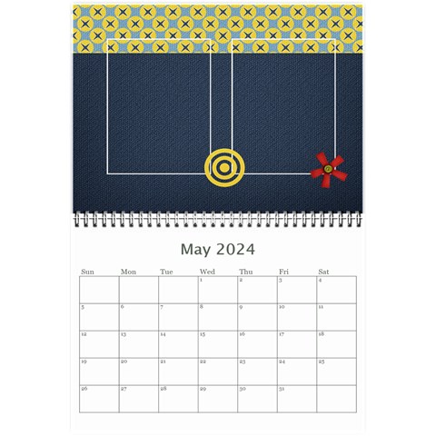 Mini Calendar For Guys By Jennyl May 2024