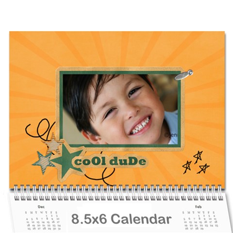 Mini Calendar 2024: Cool Dude By Jennyl Cover