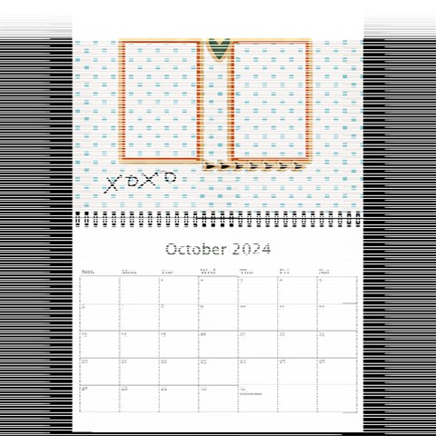 Mini Calendar 2024: Cool Dude By Jennyl Oct 2024