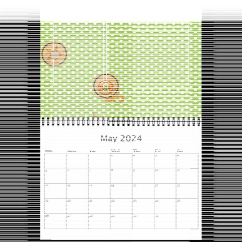 Mini Calendar 2024: Cool Dude By Jennyl May 2024