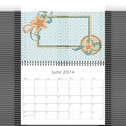 Mini Calendar 2024: Cool Dude By Jennyl Jun 2024
