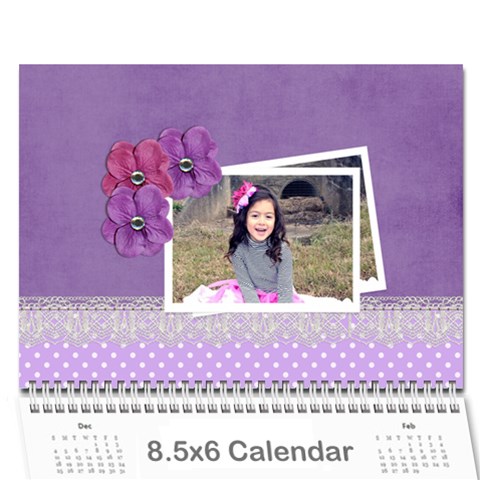 Mini Calendar: Lavander Dreams By Jennyl Cover