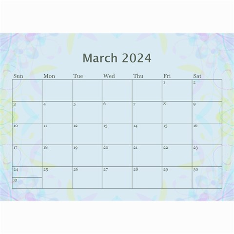 Kids 8 5x6 Mini Wall Calendar By Lil Jun 2024