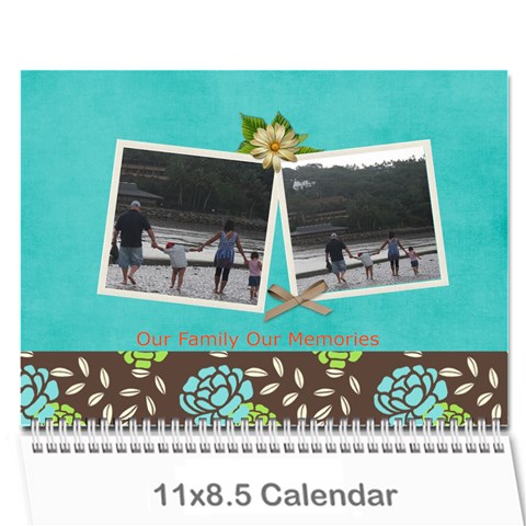 Mini Wall Calendar: Our Family Our Memories By Jennyl Cover