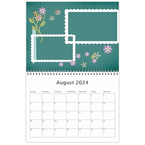 Mini Wall Calendar: Precious Family By Jennyl Aug 2024