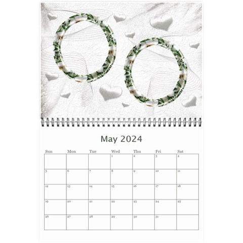 Our Wedding Or Anniversary 2024 (any Year Calendar Mini By Deborah May 2024