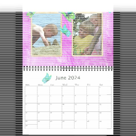 Little Butterflies 2024 (any Year) Calendar 8 5x6 By Deborah Jun 2024