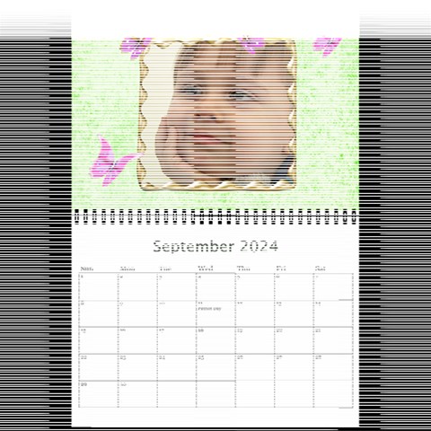 Little Butterflies 2024 (any Year) Calendar 8 5x6 By Deborah Sep 2024