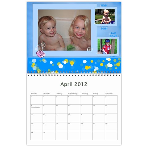 Schauff Calendar 2012 By Krista Schauff Apr 2012