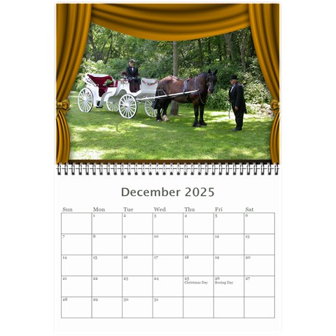 Our Production 2024  (any Year) Calendar 8 5x6 By Deborah Dec 2024