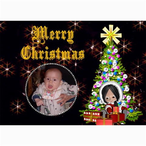 Christmas Child Christmas Card By Kim Blair 7 x5  Photo Card - 1
