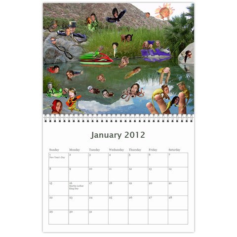 Bff Calendar 2012 By Casey Shultz Jan 2012