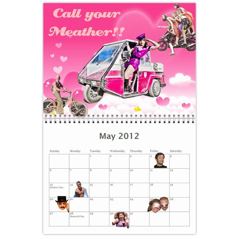 Bff Calendar 2012 By Casey Shultz May 2012