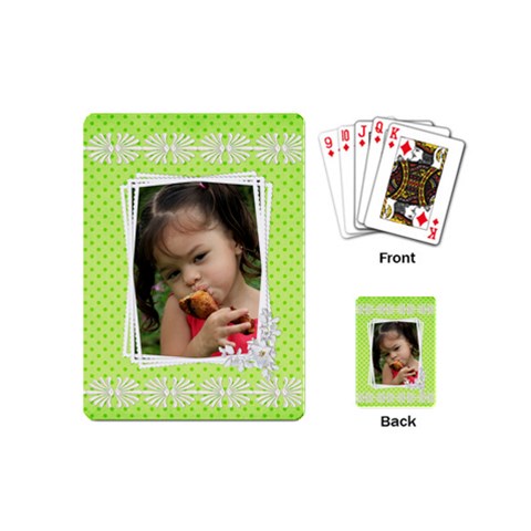 Little Girl Mini Playing Cards By Deborah Back