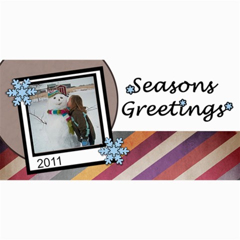Seasons Greetings By Amanda Bunn 8 x4  Photo Card - 2